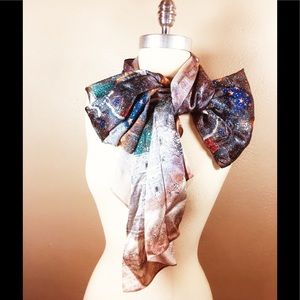 - Silk scarf shawl St. Petersburg Jewel tone